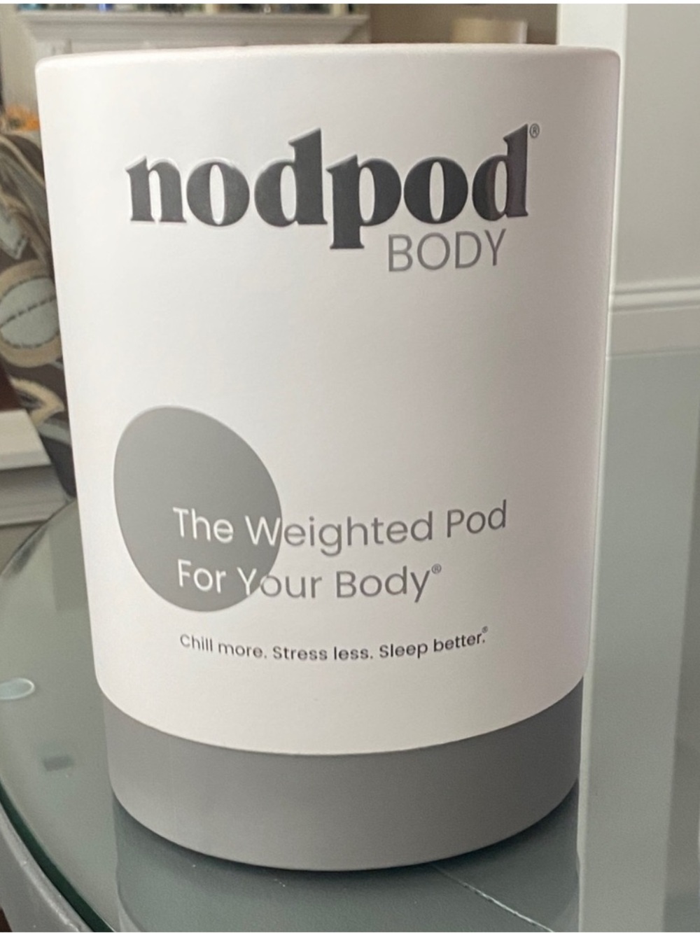 Nodpod Body 6.5 lbs  Weighted  blanket Pod - Gray
